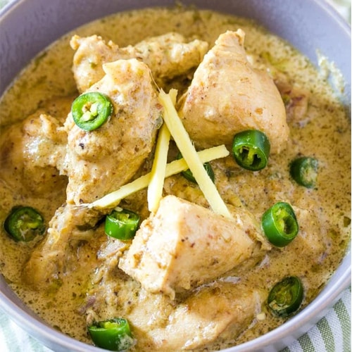 Best Chicken White Karahi Daig Service in Lahore